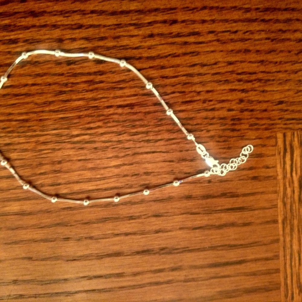 Beads in Square Snake Anklet (Adjustable 10"-11")
